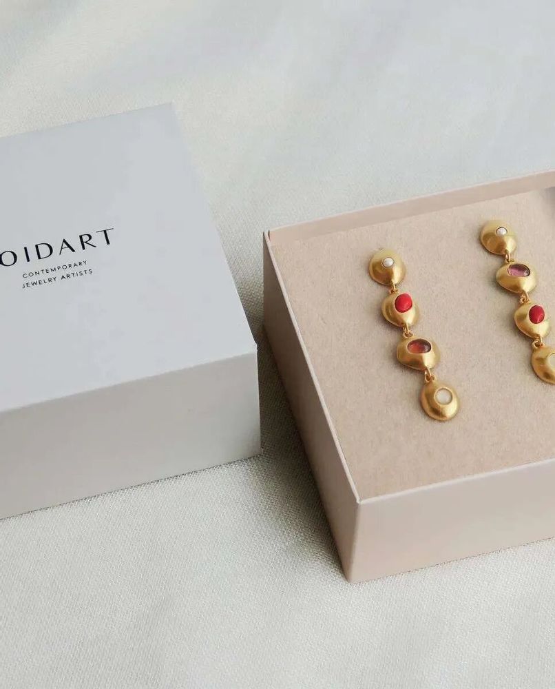 Jewelry - LONG ADDAIA GOLDEN EARRINGS - JOIDART