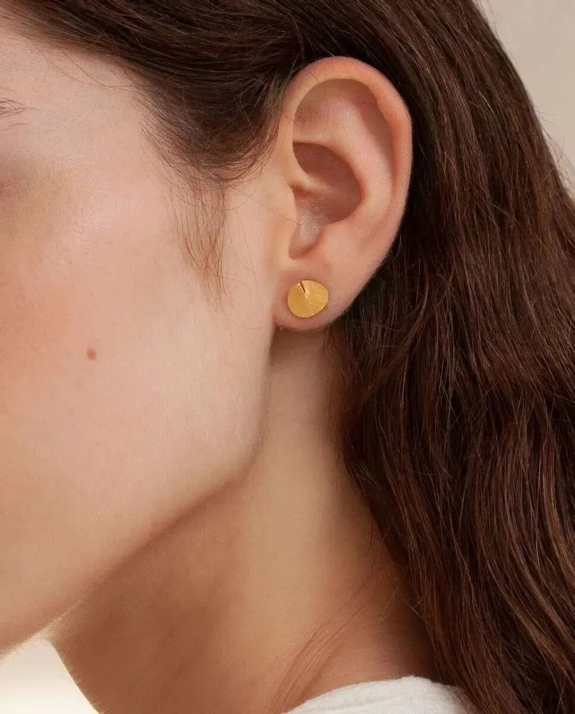 Bijoux - BOUCLES D'OREILLES PETITES DORÉES TAGLIO - JOIDART