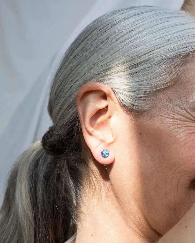 Jewelry - SMALL SILVER EARRINGS GAUDÍ JEWELRY CIBES - JOIDART
