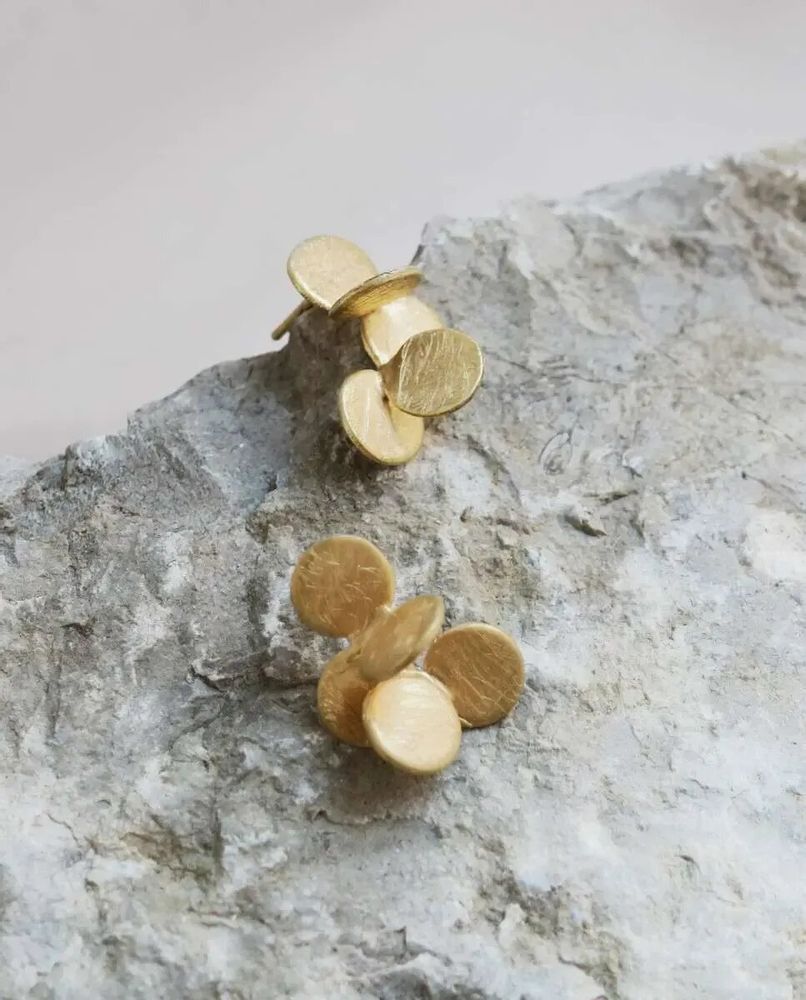 Jewelry - GOLDEN EARRINGS ARAI MEDIUM - JOIDART