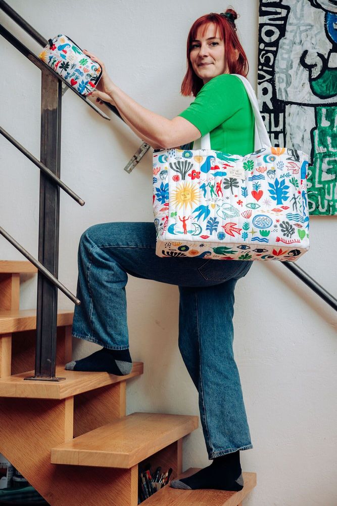 Bags and totes - QUILTED TOTE BAGS - CARTESDART