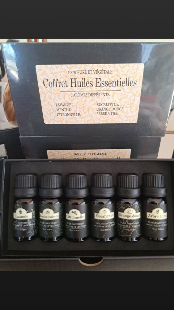 Parfums d'intérieur - COFFRET DE 6 HUILES ESSENTIELLES - FG IMPORTS