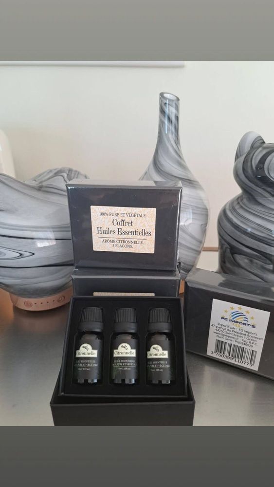 Home fragrances - 3 100% NATURAL ESSENTIAL OILS - FG IMPORTS
