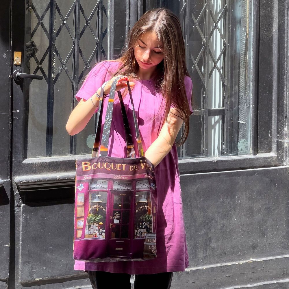 Homewear - Paris Café tote bag - MARON BOUILLIE