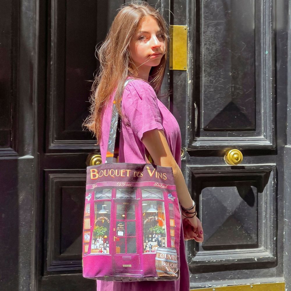 Homewear - Paris Café tote bag - MARON BOUILLIE