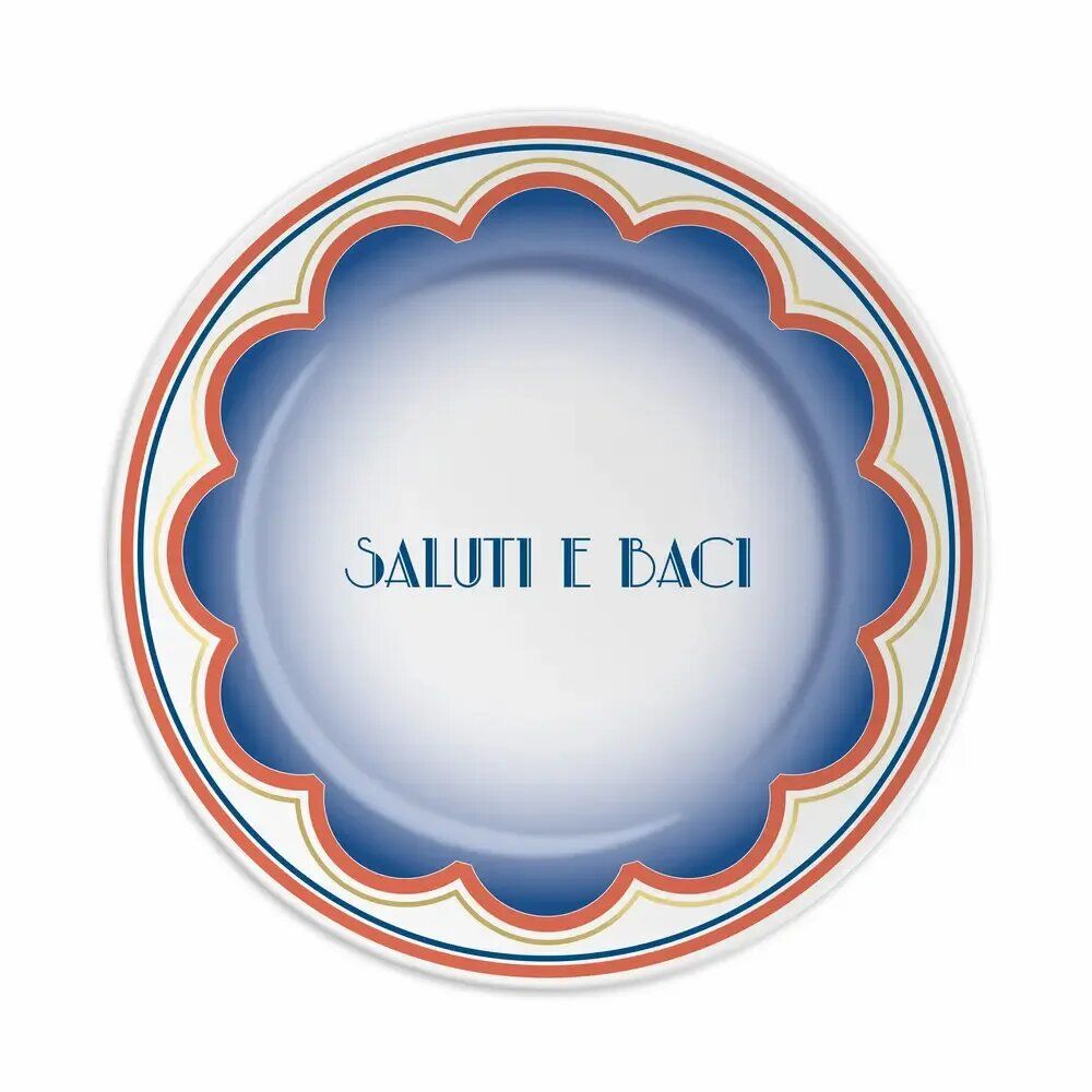 Everyday plates - PLATE 21 SALUTI E BACI - ILARIA.I