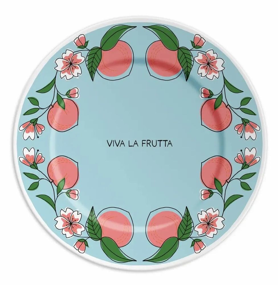 Assiettes au quotidien - ASSIETTE 21 VIVA LA FRUTTA AND PEACHES - ILARIA.I