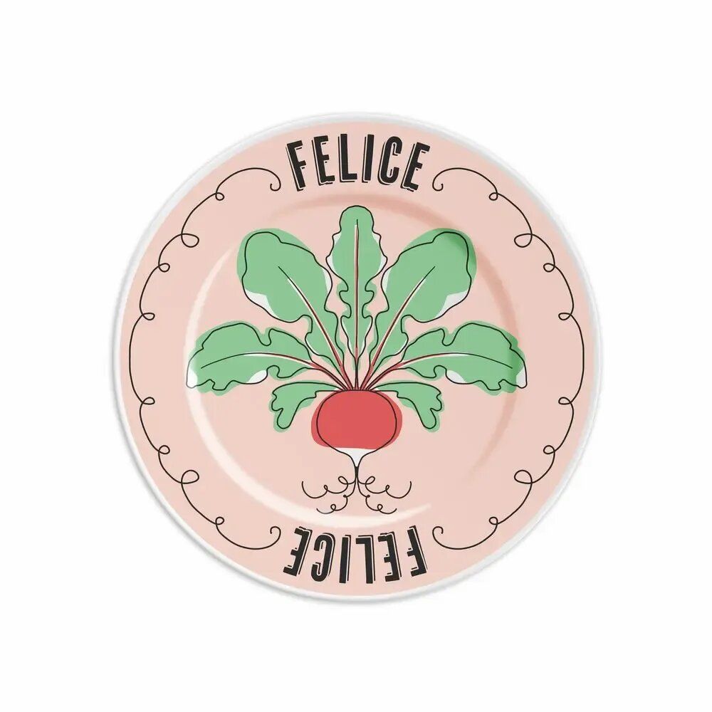 Assiettes au quotidien - ASSIETTE 16 FELICE RADISH - ILARIA.I