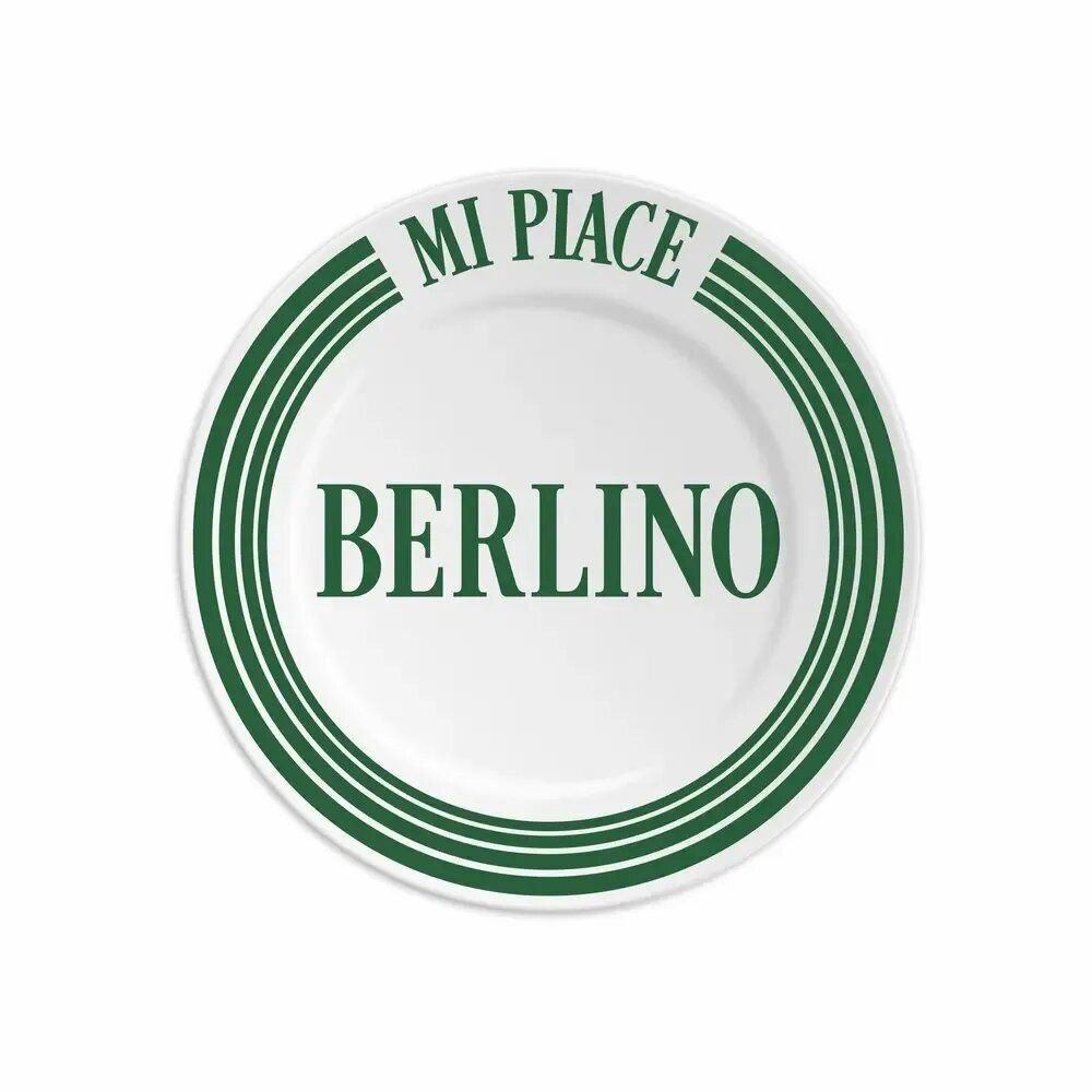 Assiettes au quotidien - ASSIETTE 16 MI PIACE BERLINO - ILARIA.I