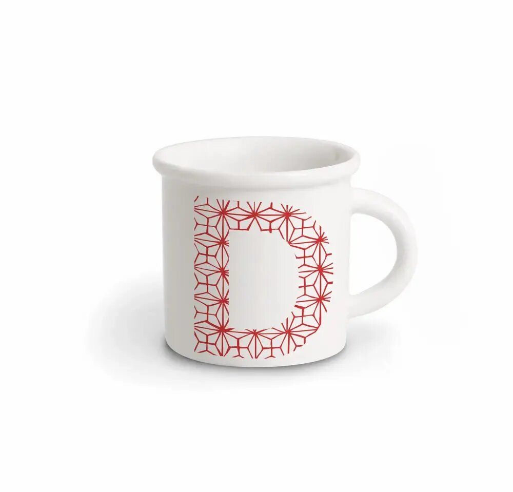 Tasses et mugs - MUG RED ALPHABET D - ILARIA.I