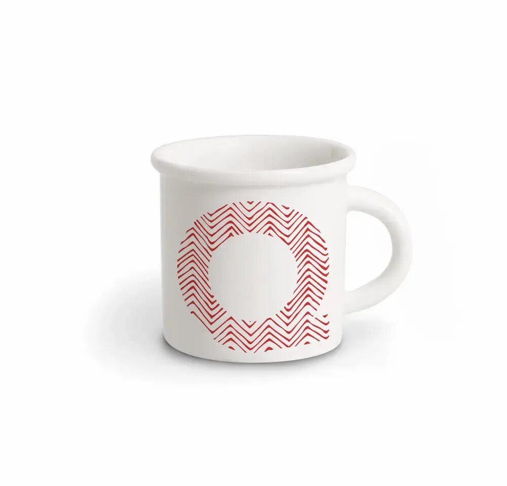 Tasses et mugs - MUG RED ALPHABET Q - ILARIA.I