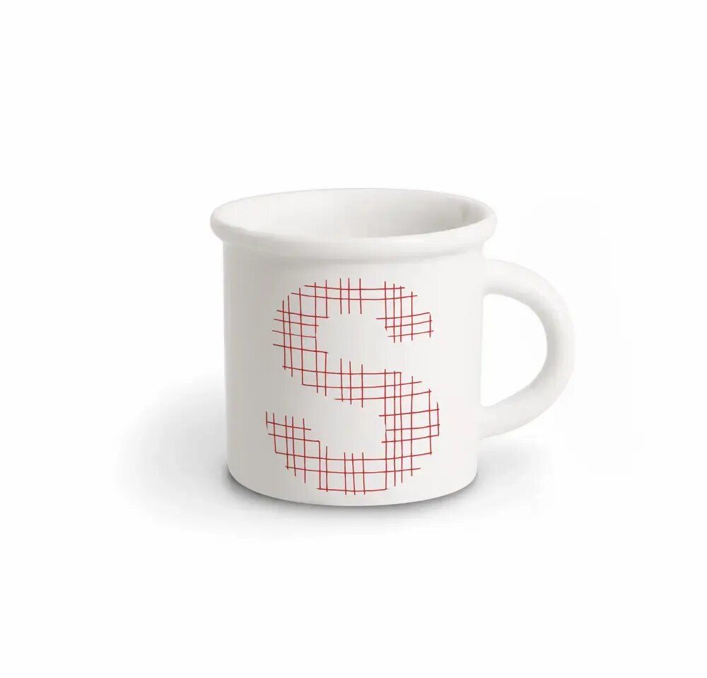 Mugs - MUG RED ALPHABET S - ILARIA.I
