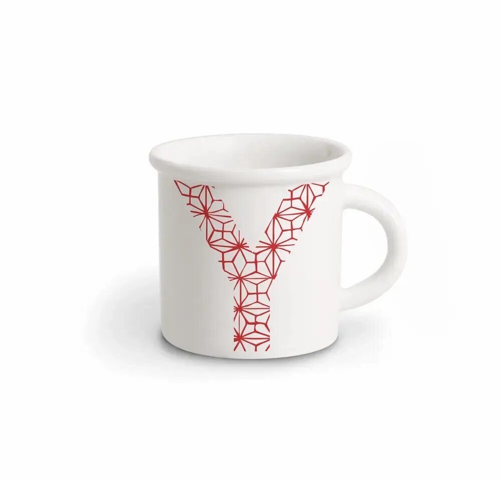 Mugs - MUG RED ALPHABET Y - ILARIA.I