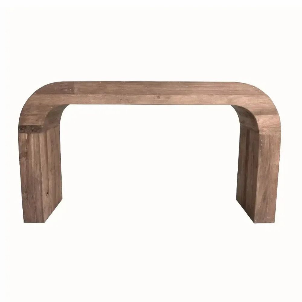 Console table - Recycled teak wood counter - DOM - HYDILE