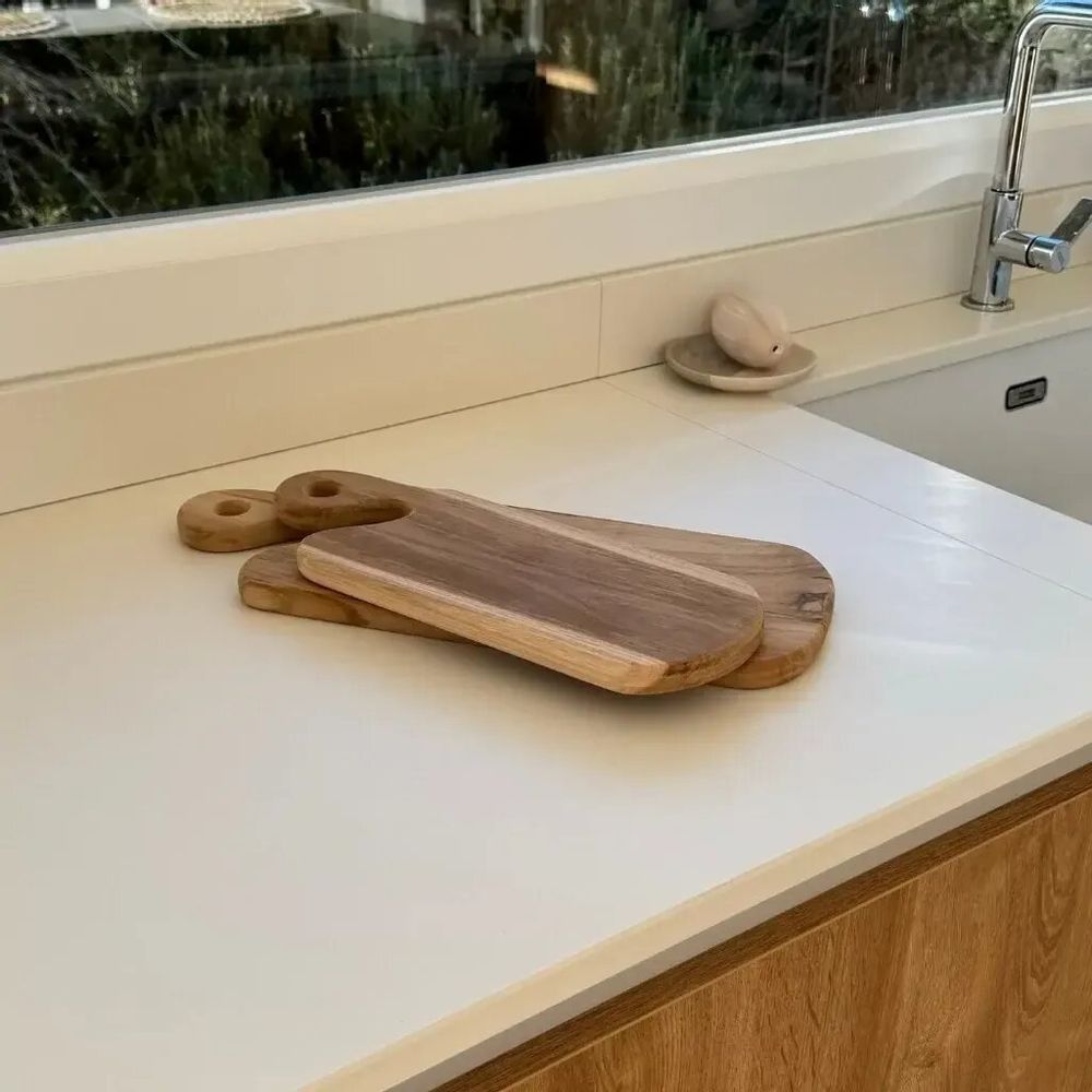 Kitchen utensils - Teak wood cutting board - FINN S - HYDILE