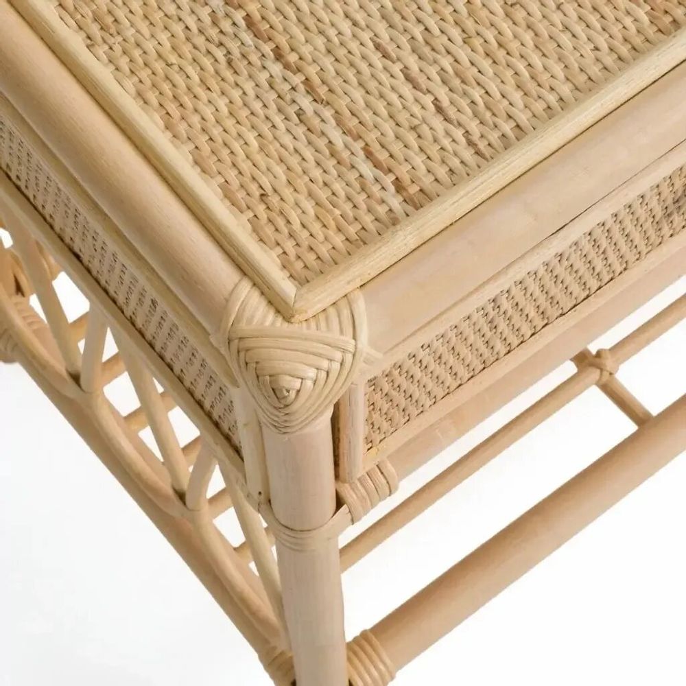 Night tables - Rattan bedside table with drawer - PRISCA - HYDILE