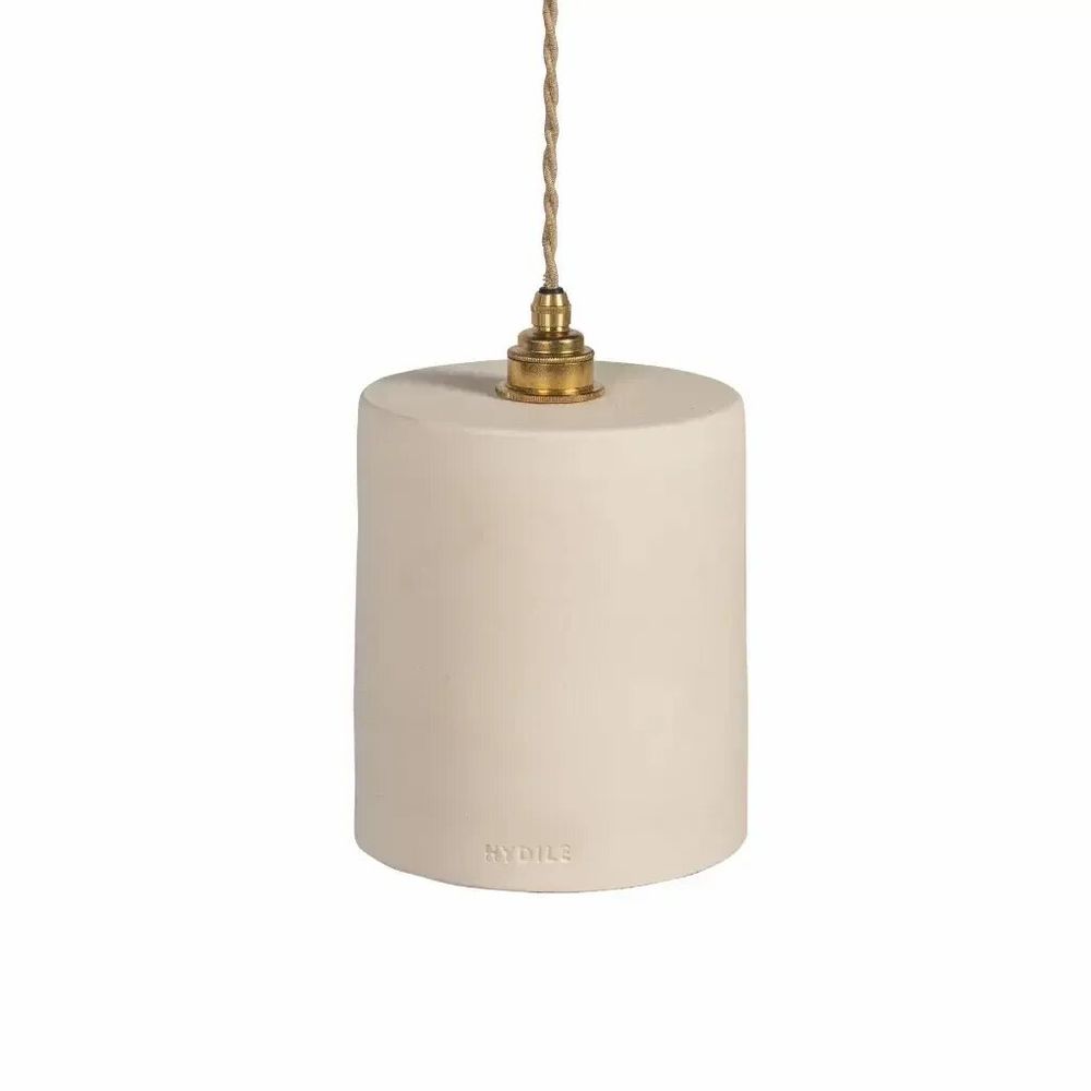 Hanging lights - White terracotta pendant light - COLETTE - HYDILE