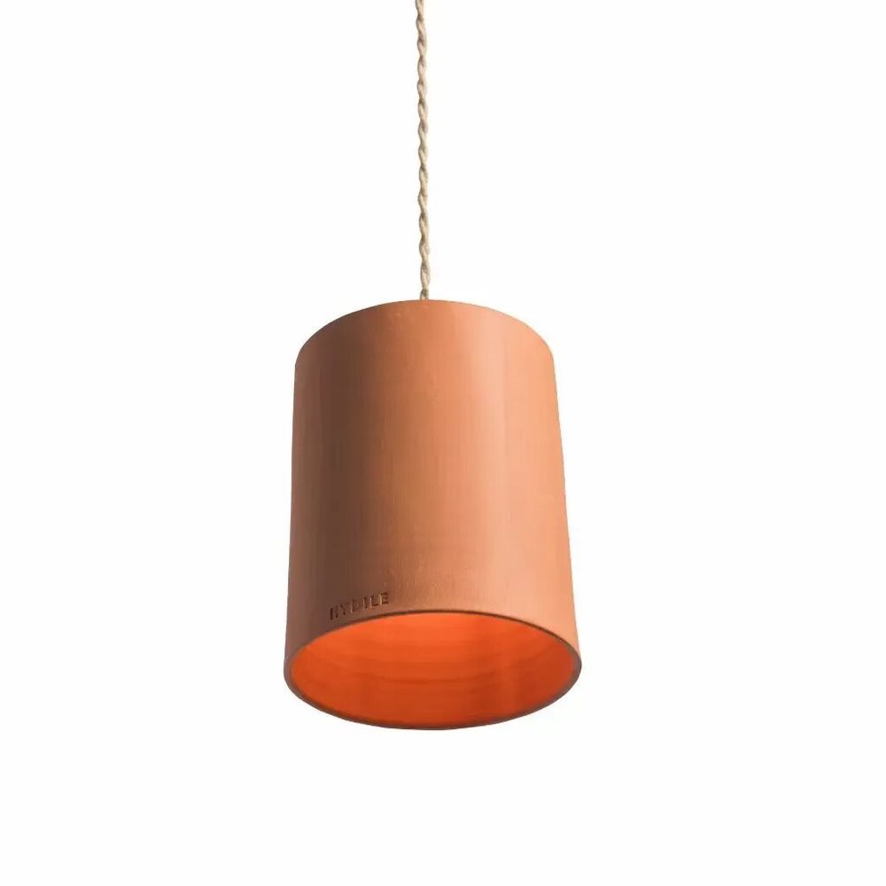 Hanging lights - Ochre terracotta pendant light - COLETTE - HYDILE