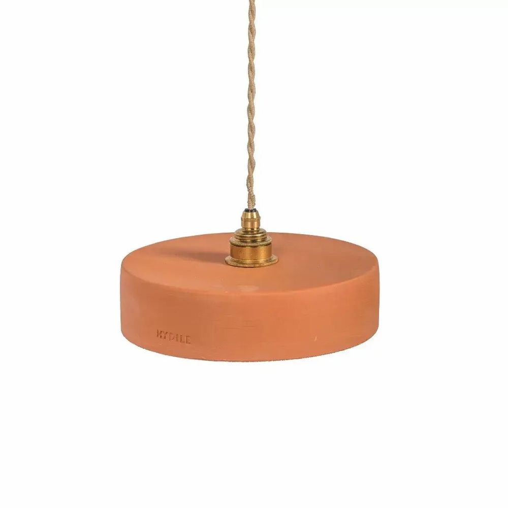 Hanging lights - Ochre terracotta pendant light - MICHELE S - HYDILE