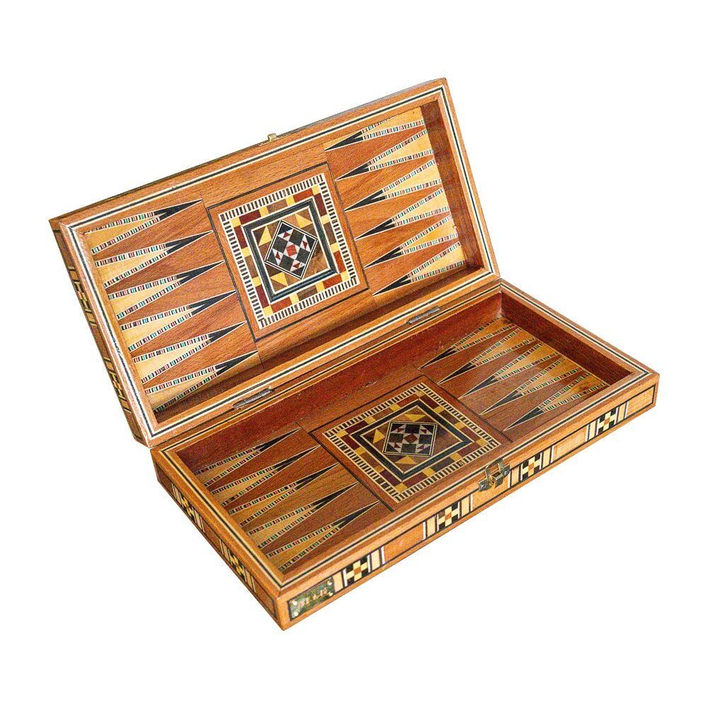 Gifts - Lemon Tree Backgammon & Chess Small Set - MAISON ROSHI - LUXURY ENTERTAINMENT CABINETS