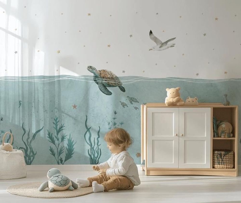 Children's bedrooms - Customizable Babywall Wallpaper - BABYWALL