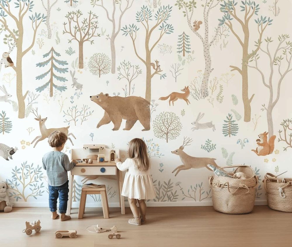 Children's bedrooms - Customizable Babywall Wallpaper - BABYWALL