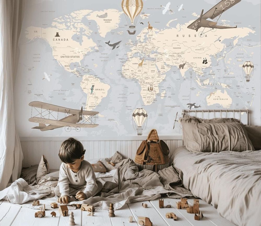 Children's bedrooms - Customizable Babywall Wallpaper - BABYWALL