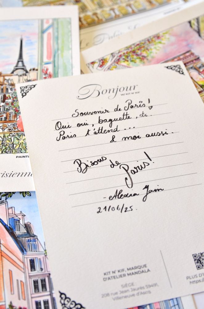 Gifts - Nomad Watercolor Kit - Souvenirs of Paris (all included) | Kit n' Kif - ATELIER MANDALA