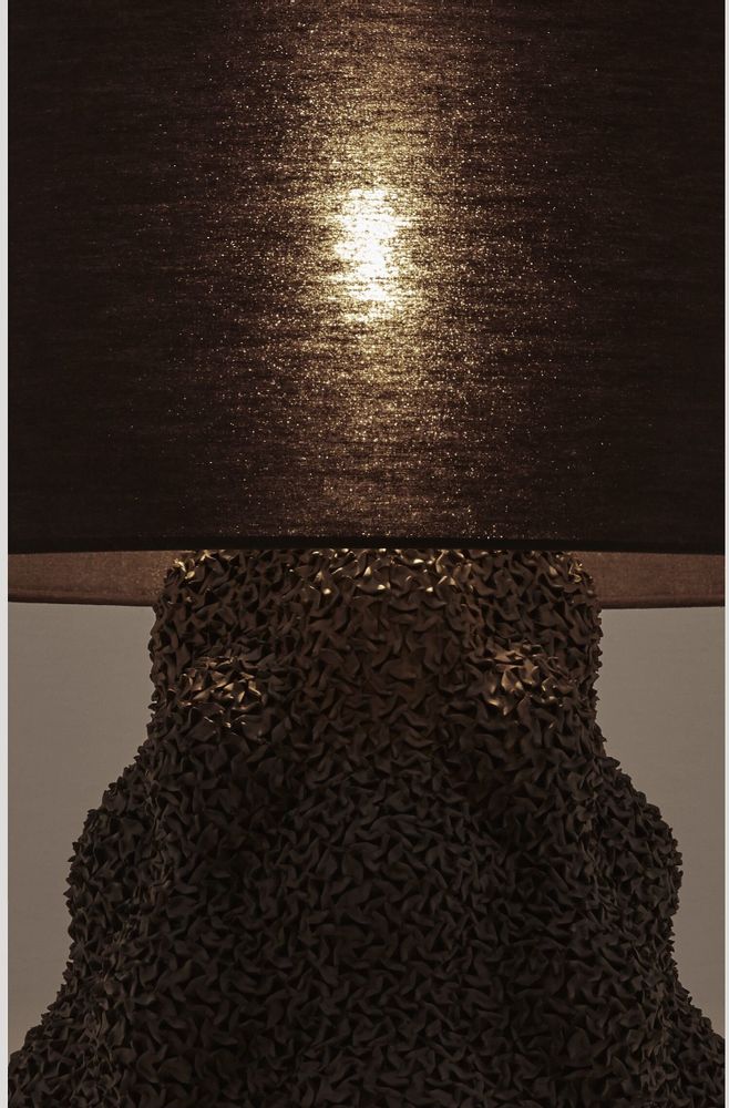 Table lamps - Black Flowers Lamp - GILLES CAFFIER