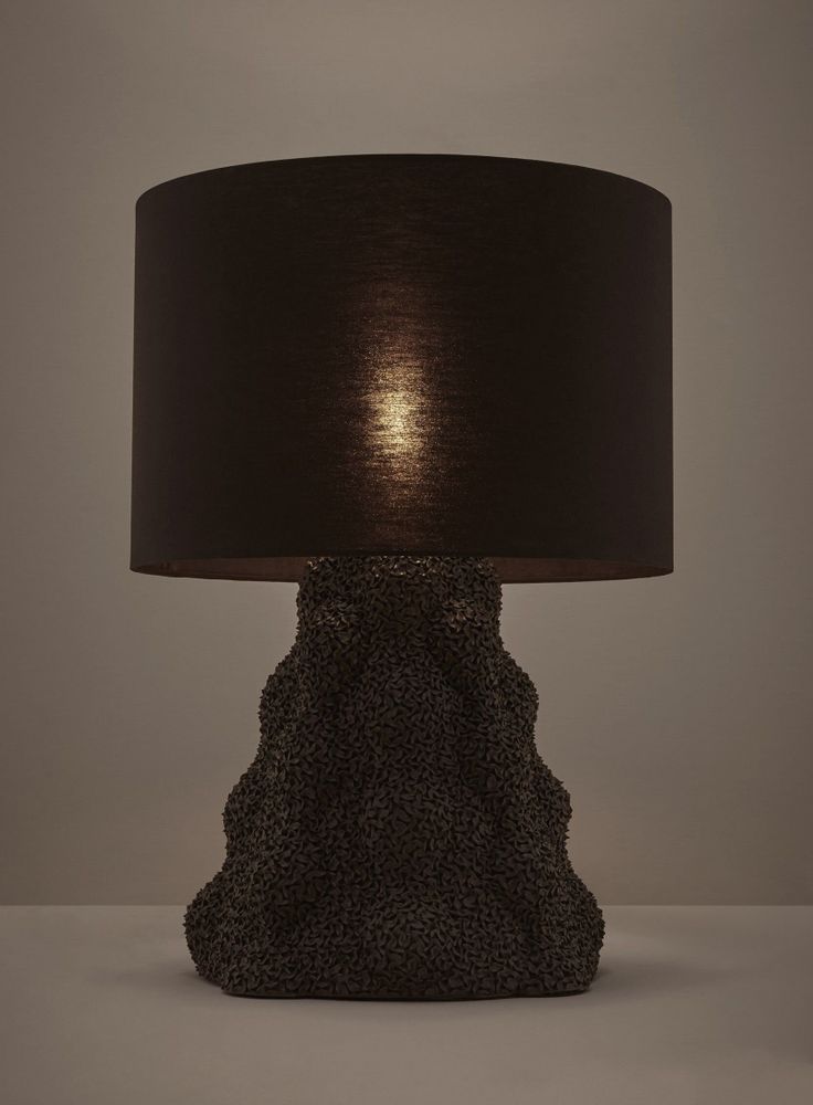 Table lamps - Black Flowers Lamp - GILLES CAFFIER