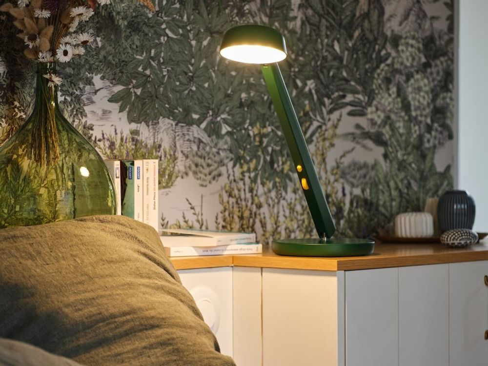 Objets design - Lampe Polux - Vert forêt & Jaune - LUMINAIRES POLUX
