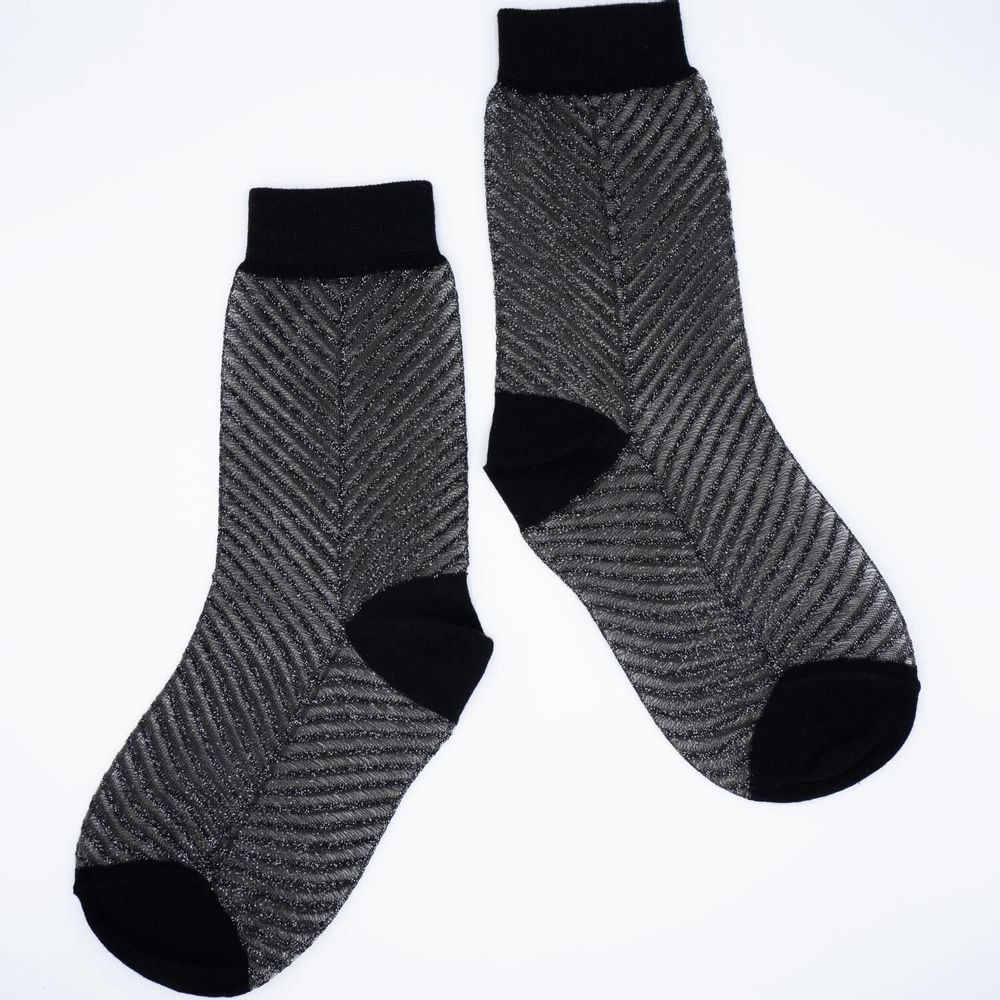 Gifts - Sapin Argentée 39-41 : glittery transparent socks - ATELIER ST EUSTACHE