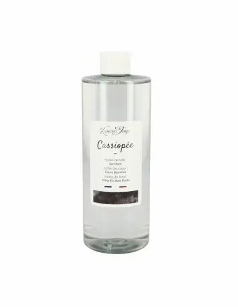 Diffuseurs de parfums - Recharge Diffuseur de Parfum Cassiopée 400 ml Sur le Sable (avec rotins) - LES LUMIERES DU TEMPS