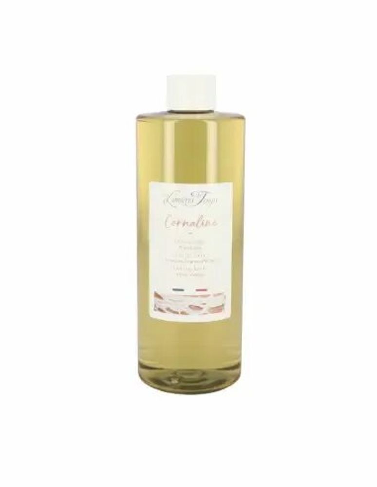 Scent diffusers - Carnelian Fragrance Diffuser Refill 400 ml Fruty (with rattans) - LES LUMIERES DU TEMPS