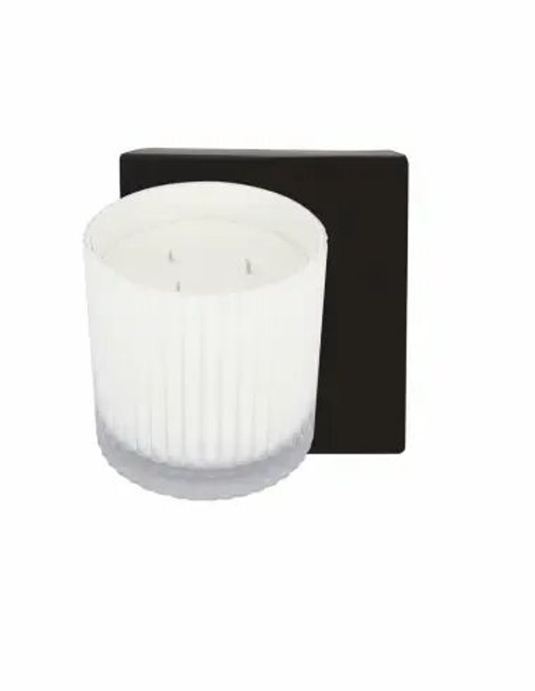 Candles - Imagin Candle 1.4 kg White Flowers - LES LUMIERES DU TEMPS