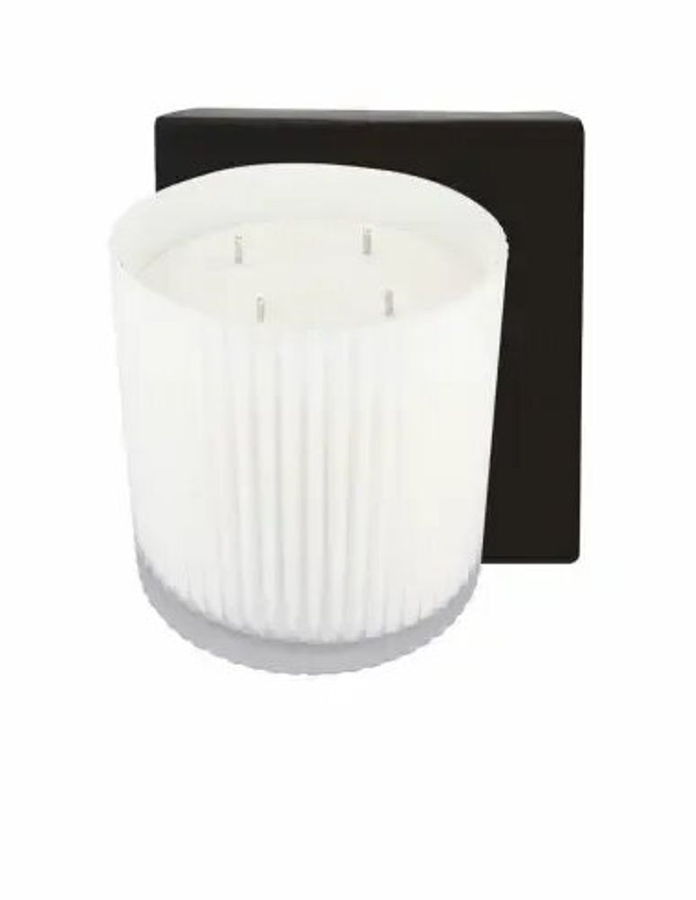 Candles - Imagin Candle 3.9 kg White Flowers - LES LUMIERES DU TEMPS