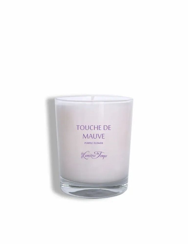 Candles - 180g vegetable candle Touch of Mauve - LES LUMIERES DU TEMPS