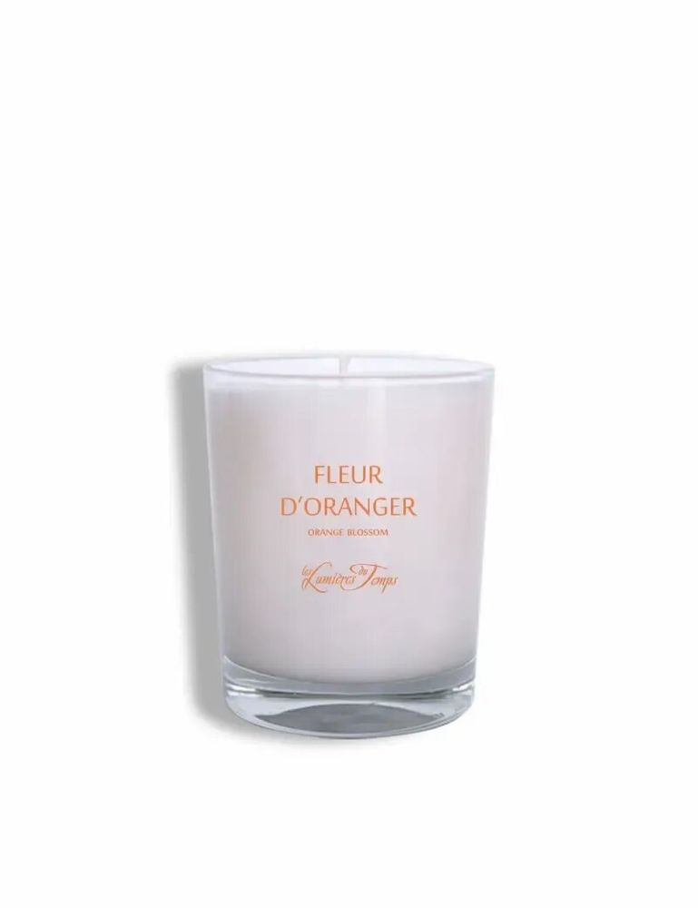 Bougies - Bougie végétale 180 gr Fleur d'Oranger - LES LUMIERES DU TEMPS
