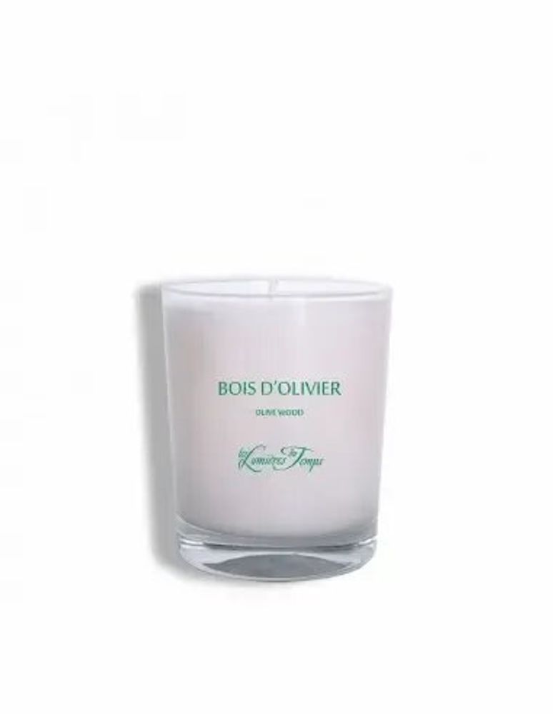 Bougies - Bougie végétale 180 gr Bois d'Olivier - LES LUMIERES DU TEMPS