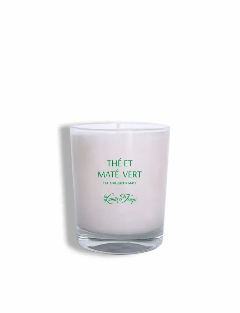Candles - Vegetable candle 180 gr Green mate tea - LES LUMIERES DU TEMPS