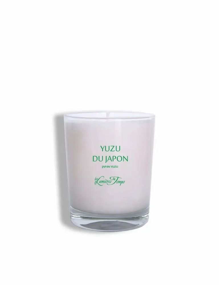 Bougies - Bougie végétale 180 gr yuzu du Japon - LES LUMIERES DU TEMPS