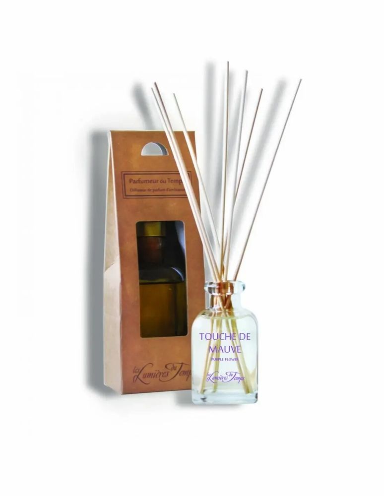 Diffuseurs de parfums - Parfumeur Quadra 100 ml Touche de Mauve (avec boîte) - LES LUMIERES DU TEMPS