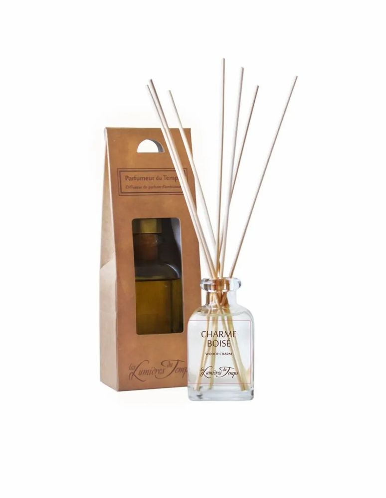 Diffuseurs de parfums - Parfumeur Quadra 100 ml Charme Boisé (avec boîte) - LES LUMIERES DU TEMPS