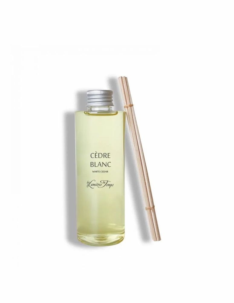 Scent diffusers - Refill (with rattans) for 200 ml White Cedar Fragrance Diffuser - LES LUMIERES DU TEMPS