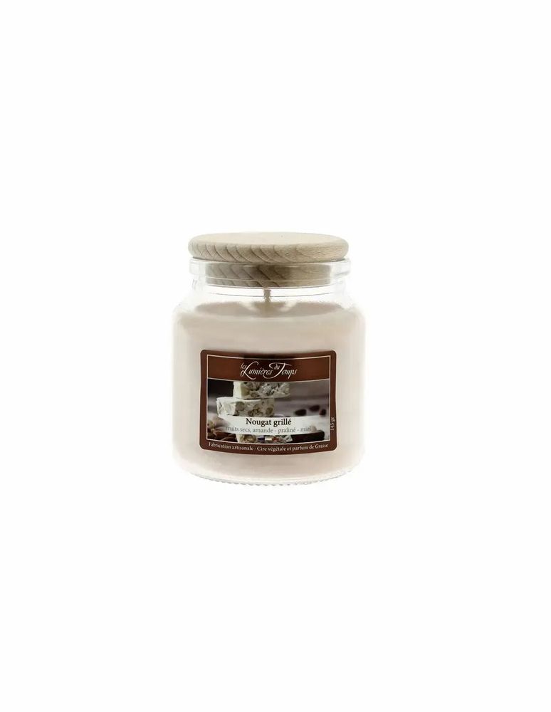 Candles - Colored Wax Candle 145g Toasted Nougat - LES LUMIERES DU TEMPS