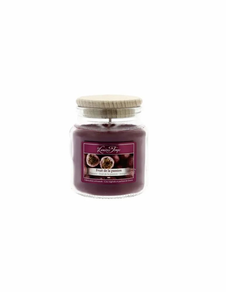 Candles - 145g Passion Fruit Colored Wax Candle - LES LUMIERES DU TEMPS