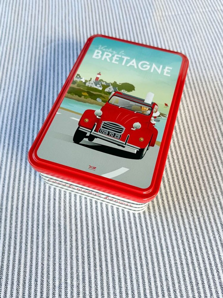 Objets de décoration - Boite métallique - Bretagne - 2 CV (x12) - LA MAISON JOSÉPHINE