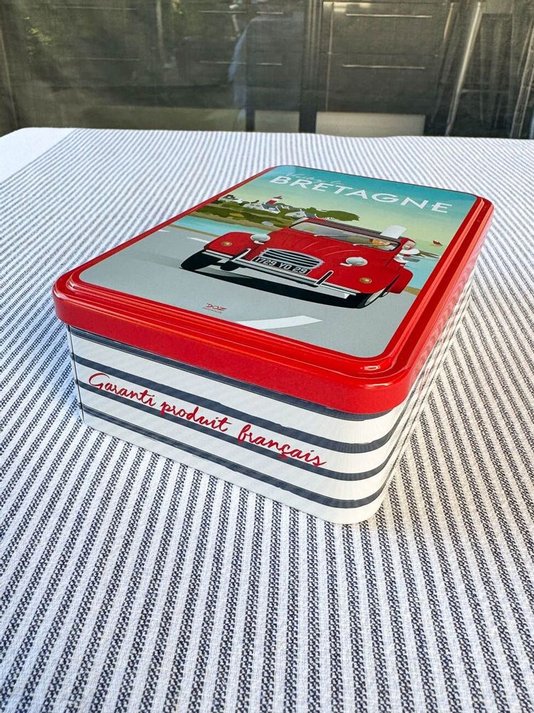 Objets de décoration - Boite métallique - Bretagne - 2 CV (x12) - LA MAISON JOSÉPHINE