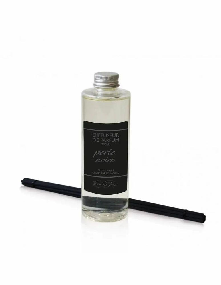 Scent diffusers - Pearl Fragrance Diffuser Refill 200 ml Black - LES LUMIERES DU TEMPS