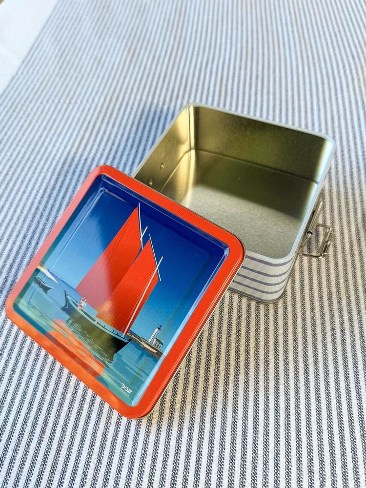 Objets de décoration - Boite métallique clip - Bretagne - Voilier (x12) - LA MAISON JOSÉPHINE